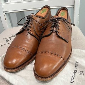 Allen Edmond walnut captoe